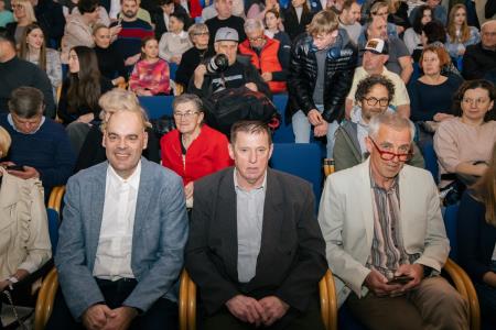 Naj športniki Kamnika za leto 2023 Lovro Planko in Maruša Mišmaš Zrimšek ter ekipa odbojkaric Calcit Volleya (5)